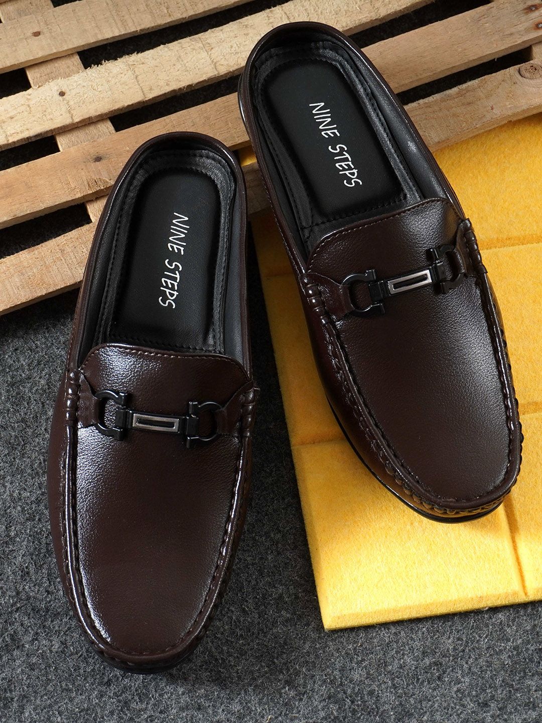 NICO NERINI Men Colourblocked Loafers-picture-21