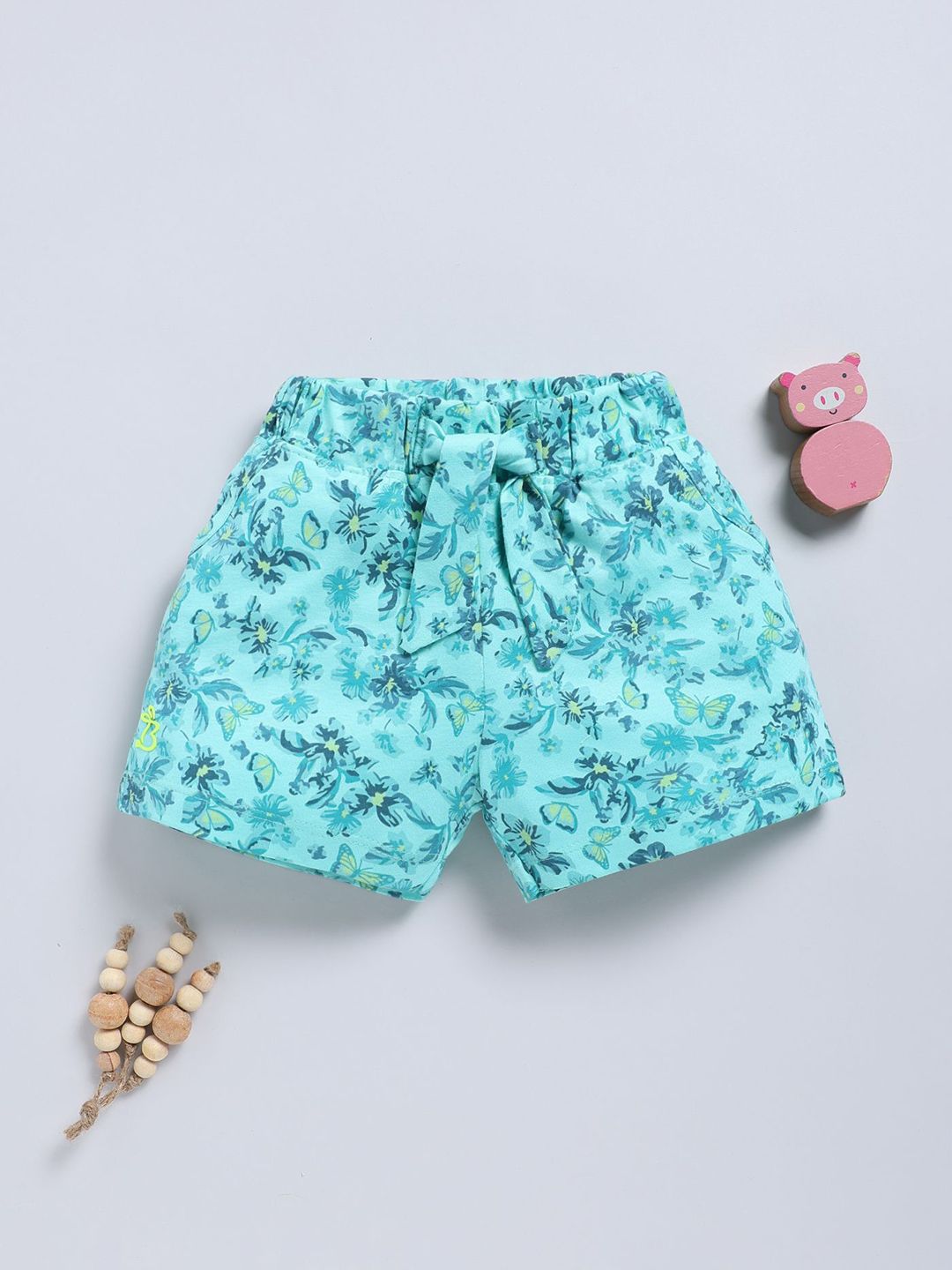 Annie Girls Graphic Printed Regular Fit Mid Rise Hot Pants Shorts-picture-55