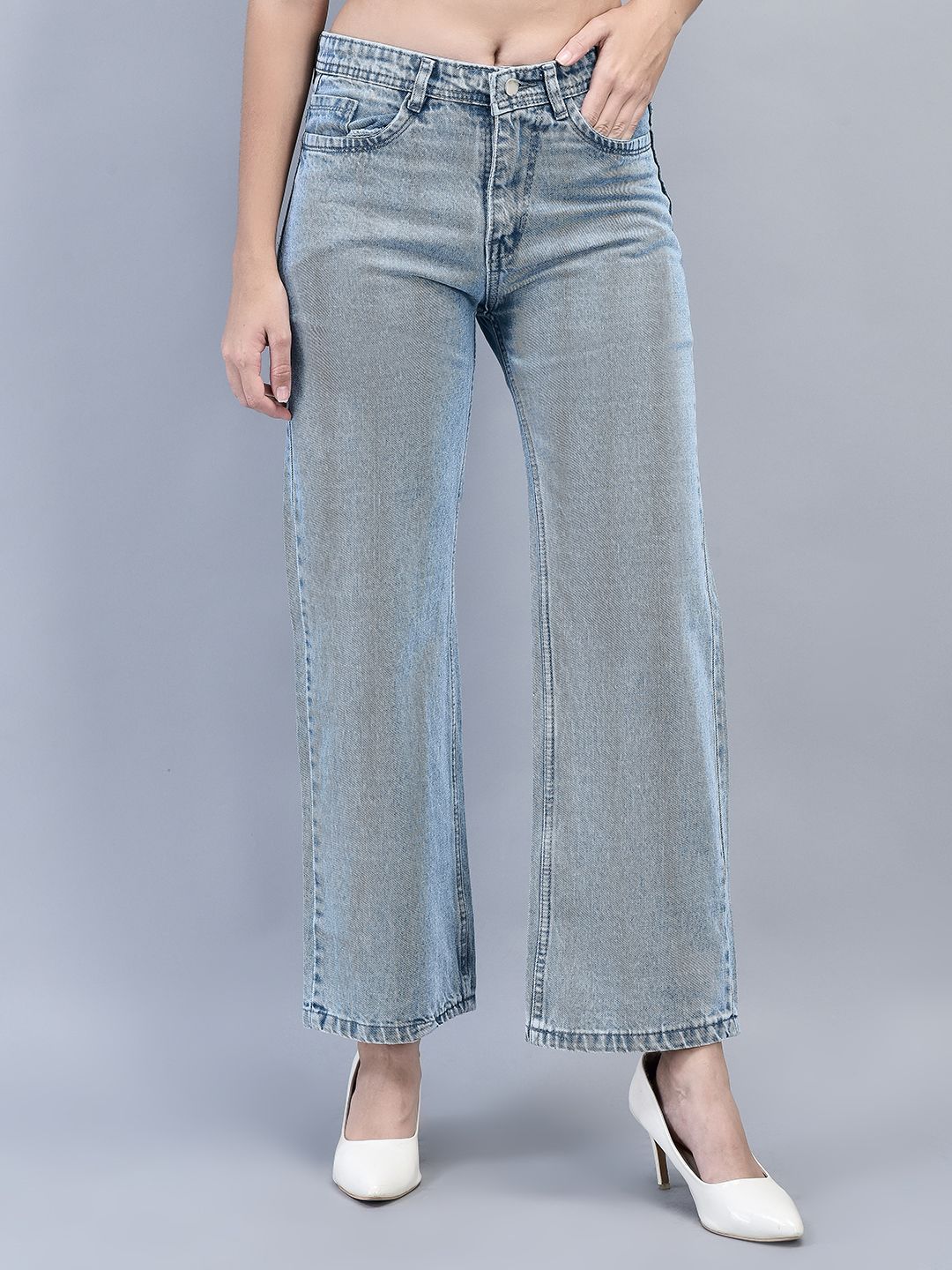 ZARISTAA Women Bootcut Heavy Fade Jeans-picture-19