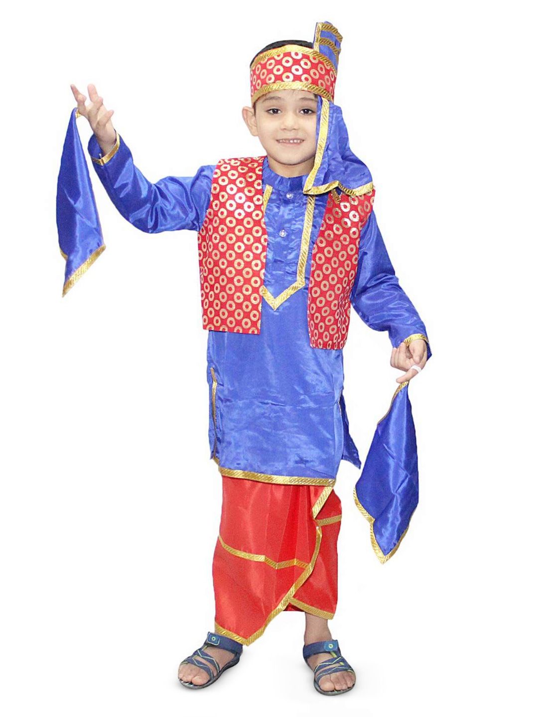 Kaku Fancy dresses Indian State Punjabi Folk Dance Costume-picture-47