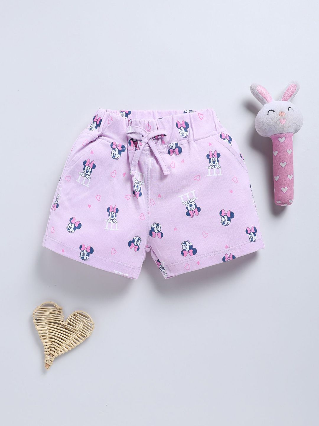 Annie Girls Cotton Mid-Rise Printed Hot Pants Shorts-picture-19