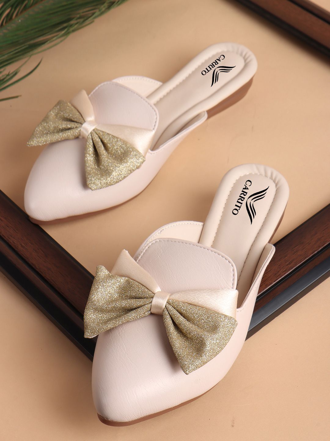 carrito Women Embellished Mules Flats-picture-20