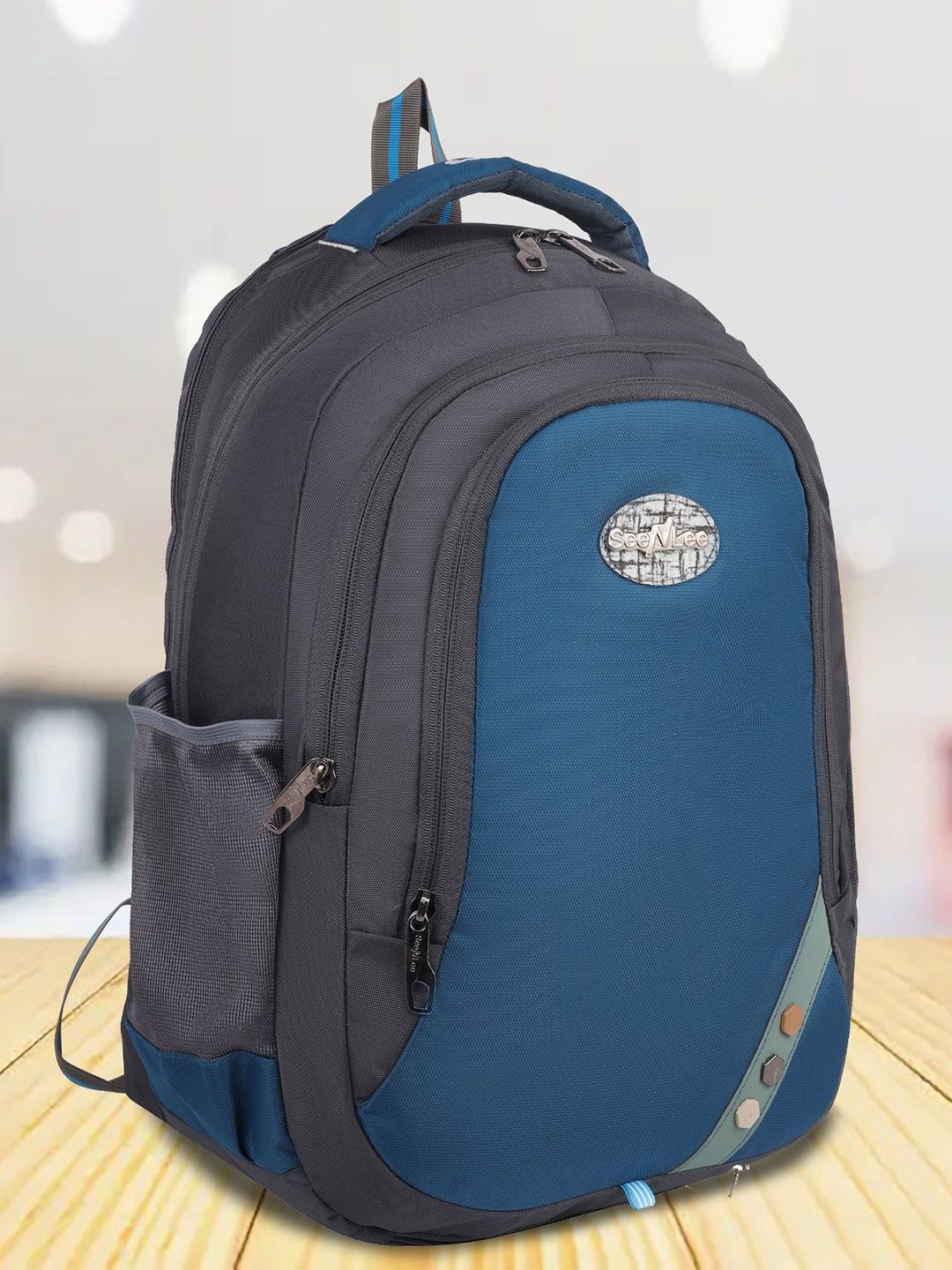 Seenlee Men Brand Logo Backpack with Compression Straps-picture-46