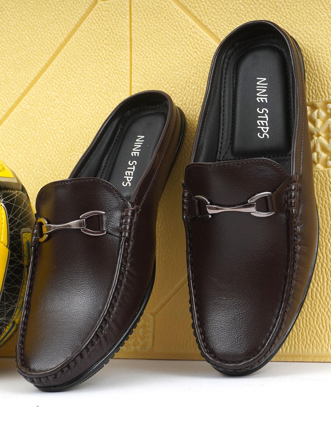 NICO NERINI Men Colourblocked Loafers-picture-25