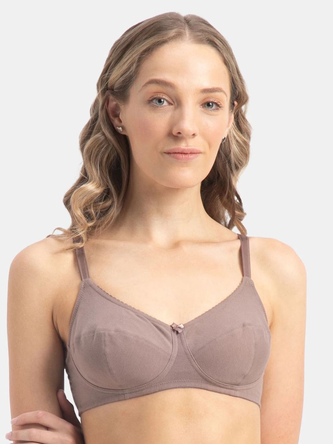 Jockey Wirefree Non Padded Super Combed Cotton Full Coverage Everyday Bra
