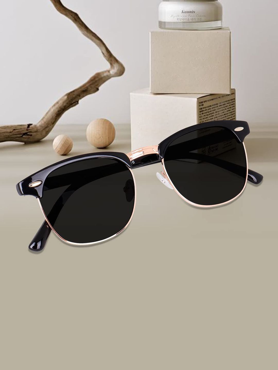 LIZA ANGEL Men Wayfarer Sunglasses with UV Protected Lens-image-37