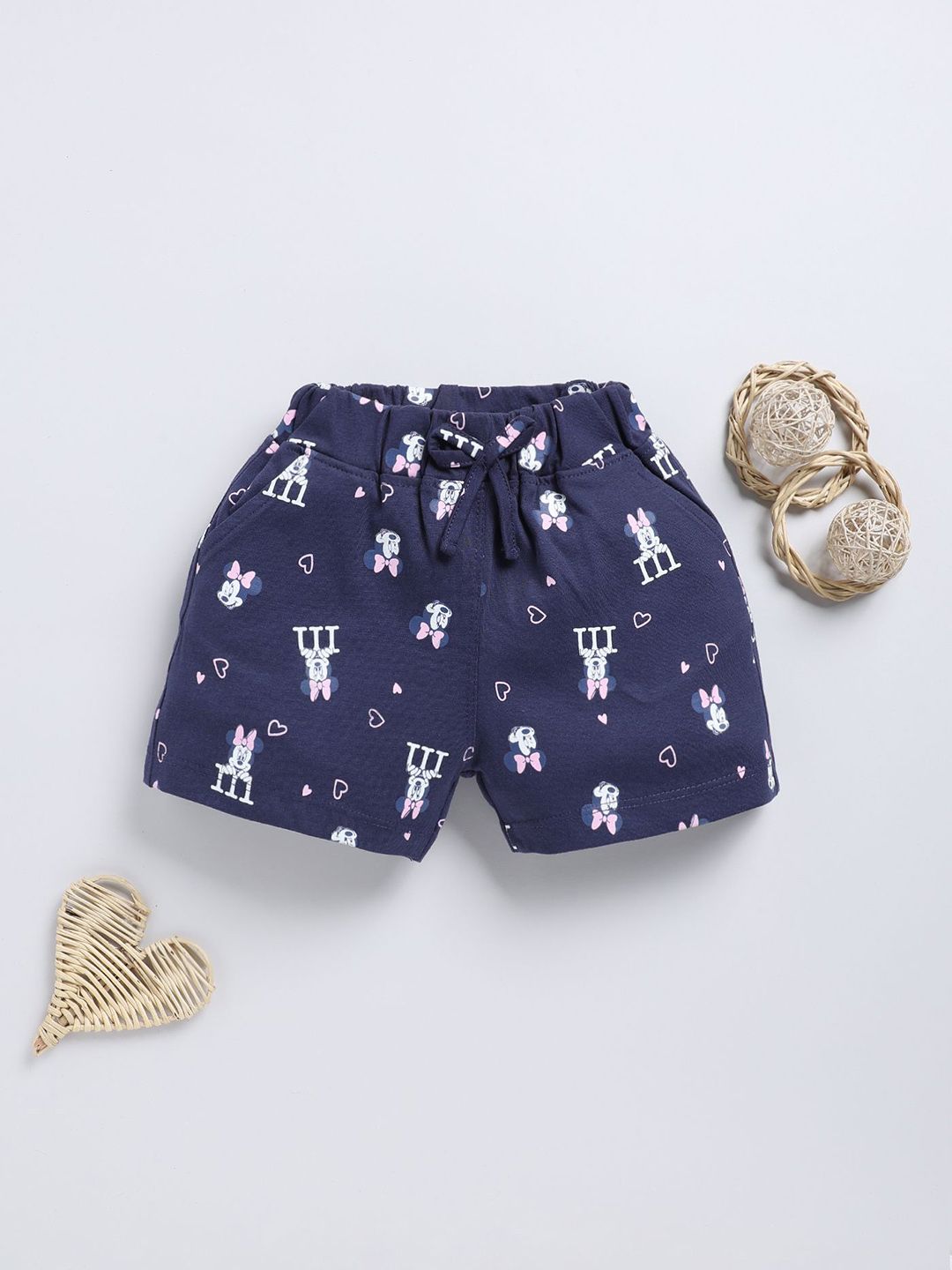 Annie Girls Conversational Printed Cotton Hot Pants Shorts-picture-11