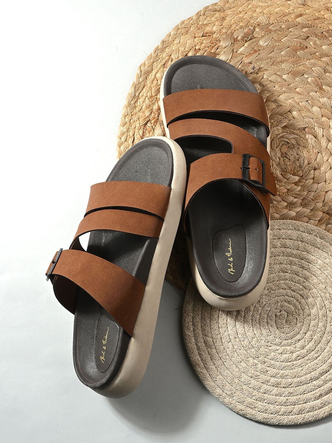 Mast & Harbour Men Open Toe Sandal-image-1