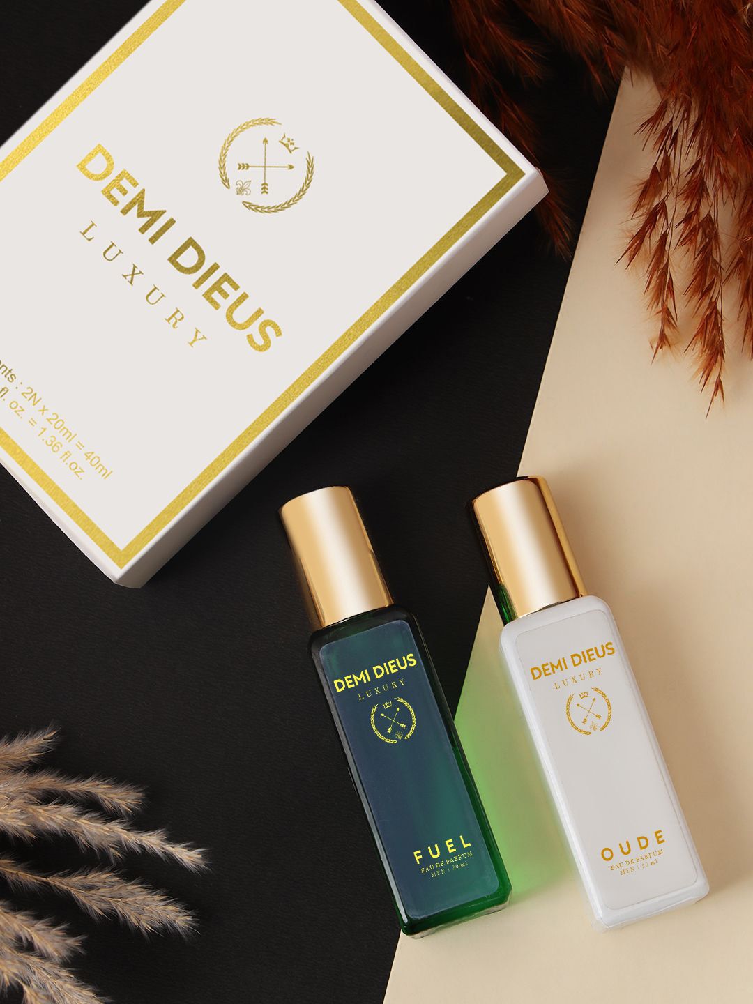 DEMI DIEUS Luxury Set Of 2 Long Lasting Perfume Gift Set - 20 ml Each-picture-19