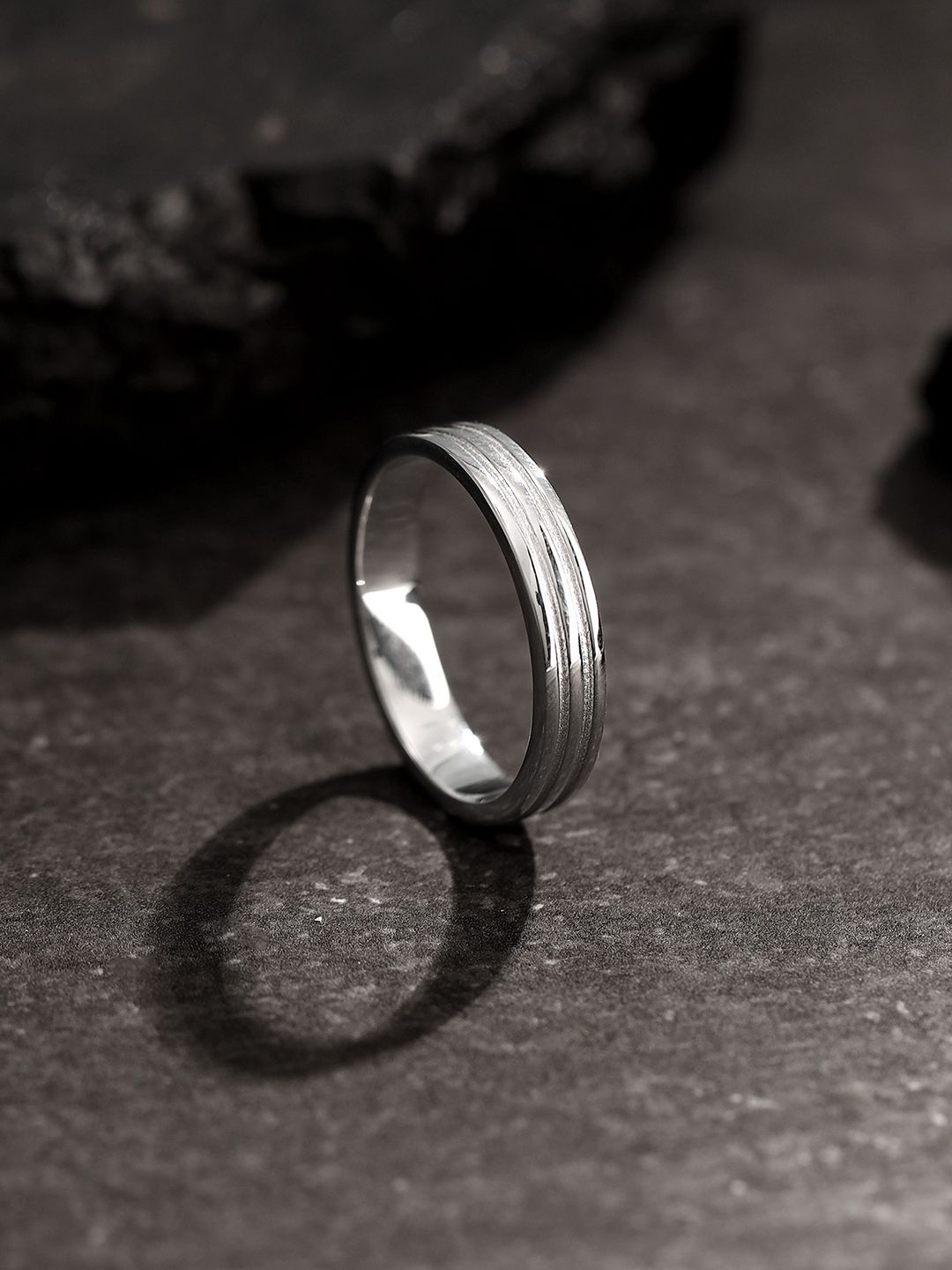 GIVA 925 Sterling Silver Rhodium-Plated Finger Ring-image-5