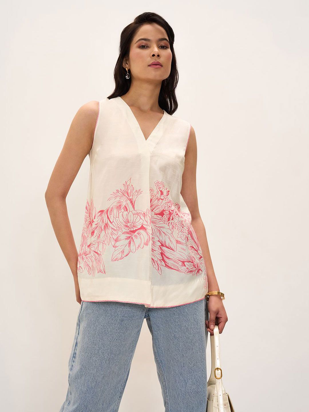 Marigold Lane Floral Print Cotton Top-picture-35