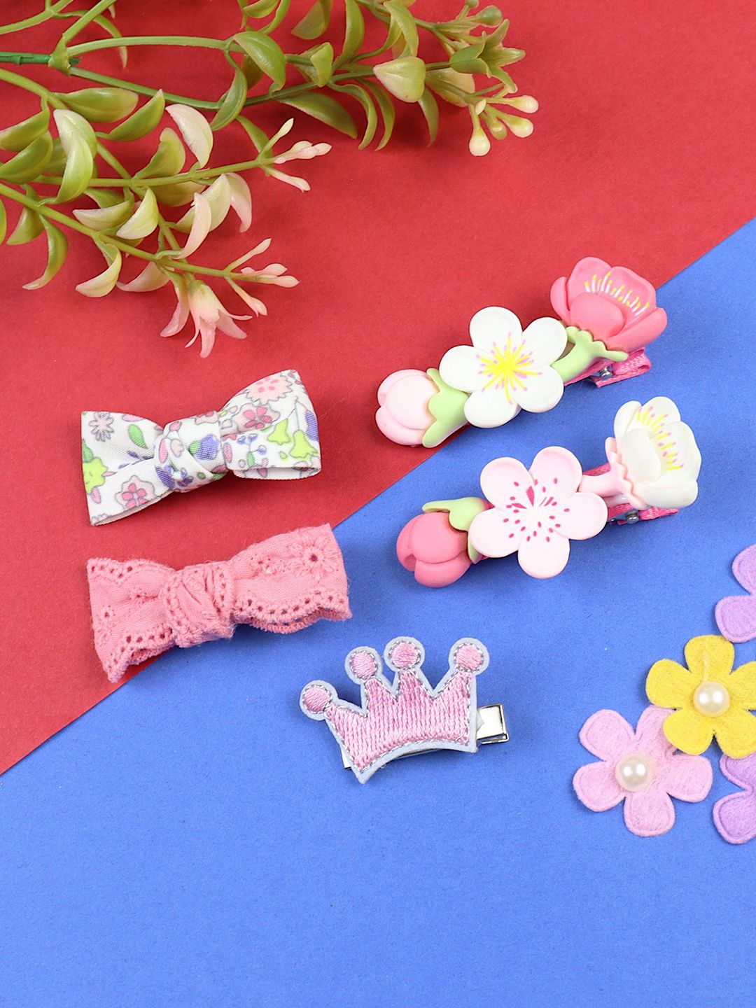 Asthetika Kids Girls Set of 5 Alligator Hair Clip-picture-29