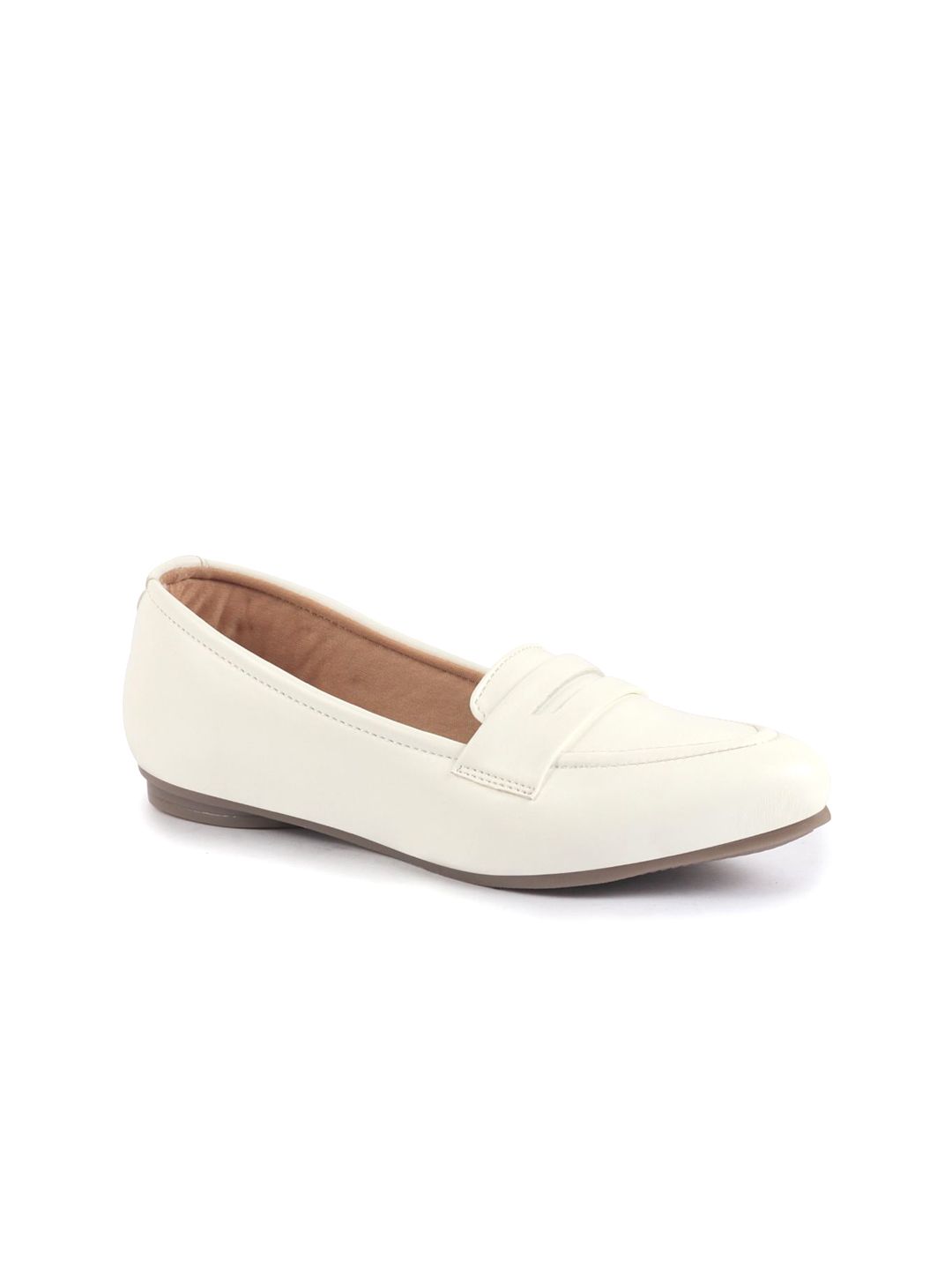 FAUSTO Women Textured PU Loafers-picture-23