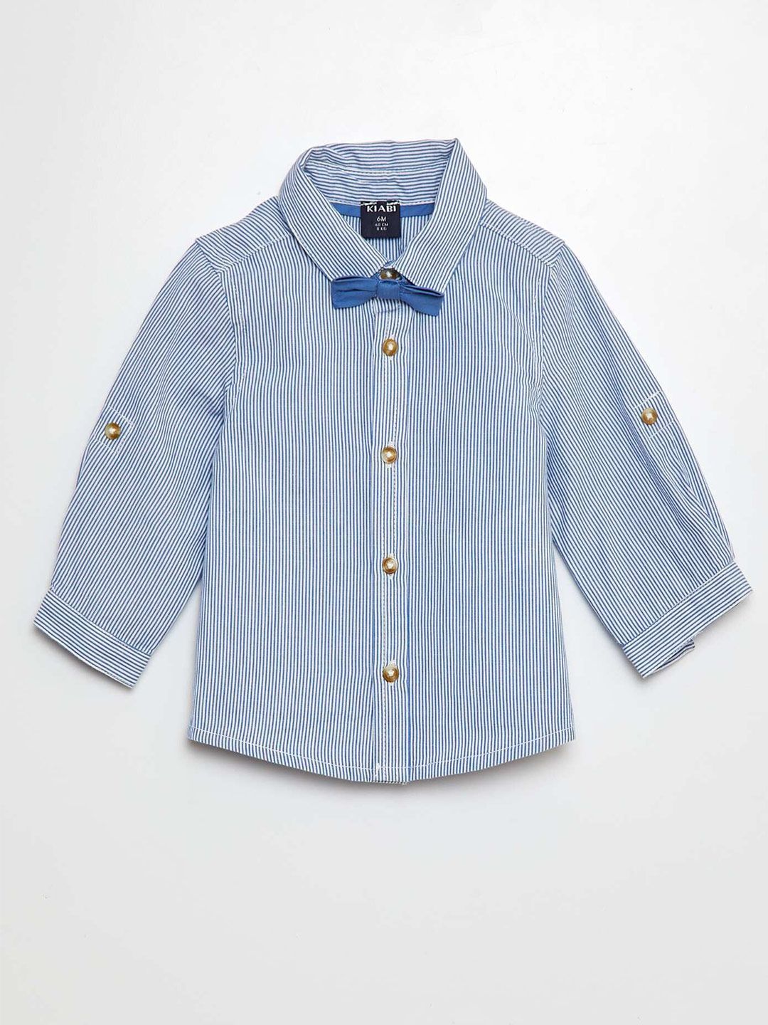 KIABI Boys Opaque Striped Casual Shirt-picture-21