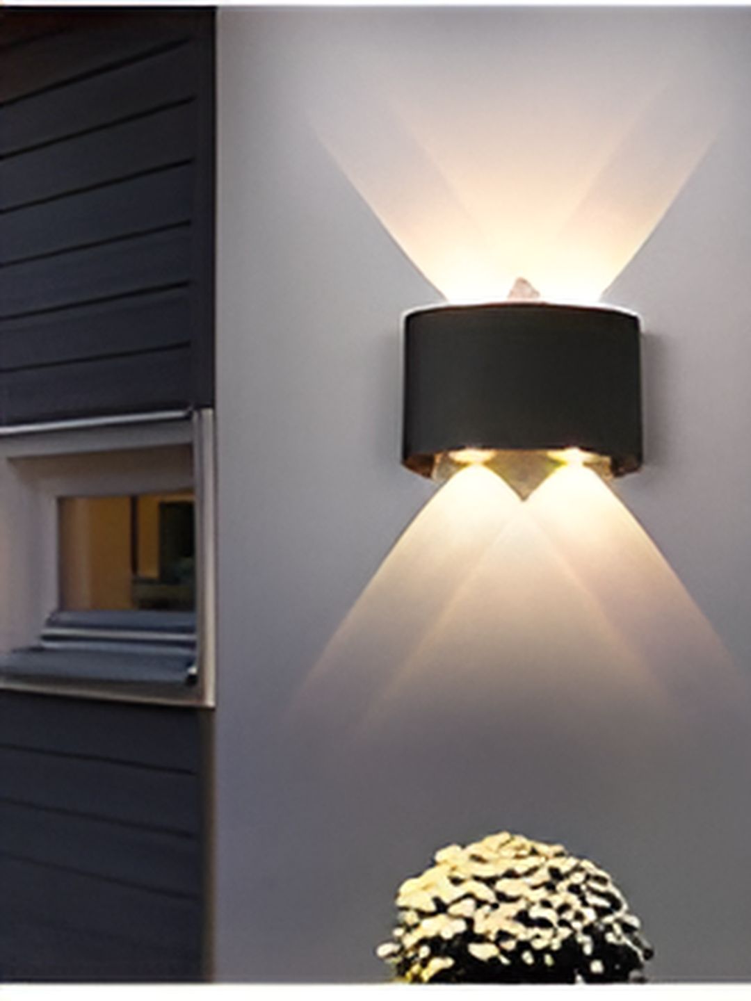 GAUVIK Black Aluminium Cylinder Shaped Wall Lamp-picture-22