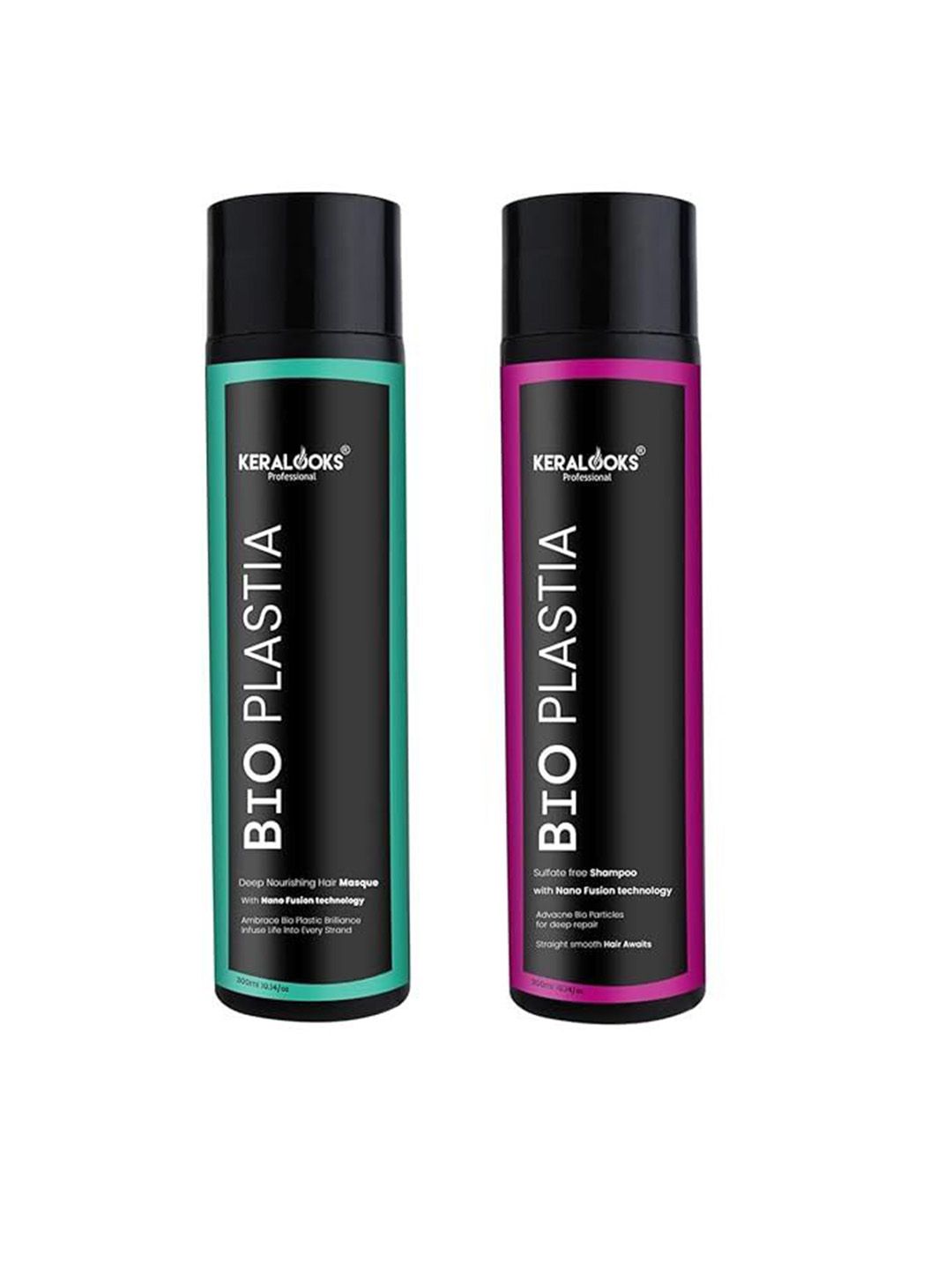 Keralooks professional Bioplastia Sulfate-Free Hair Shampoo & Masque - 300 ml Each-picture-52