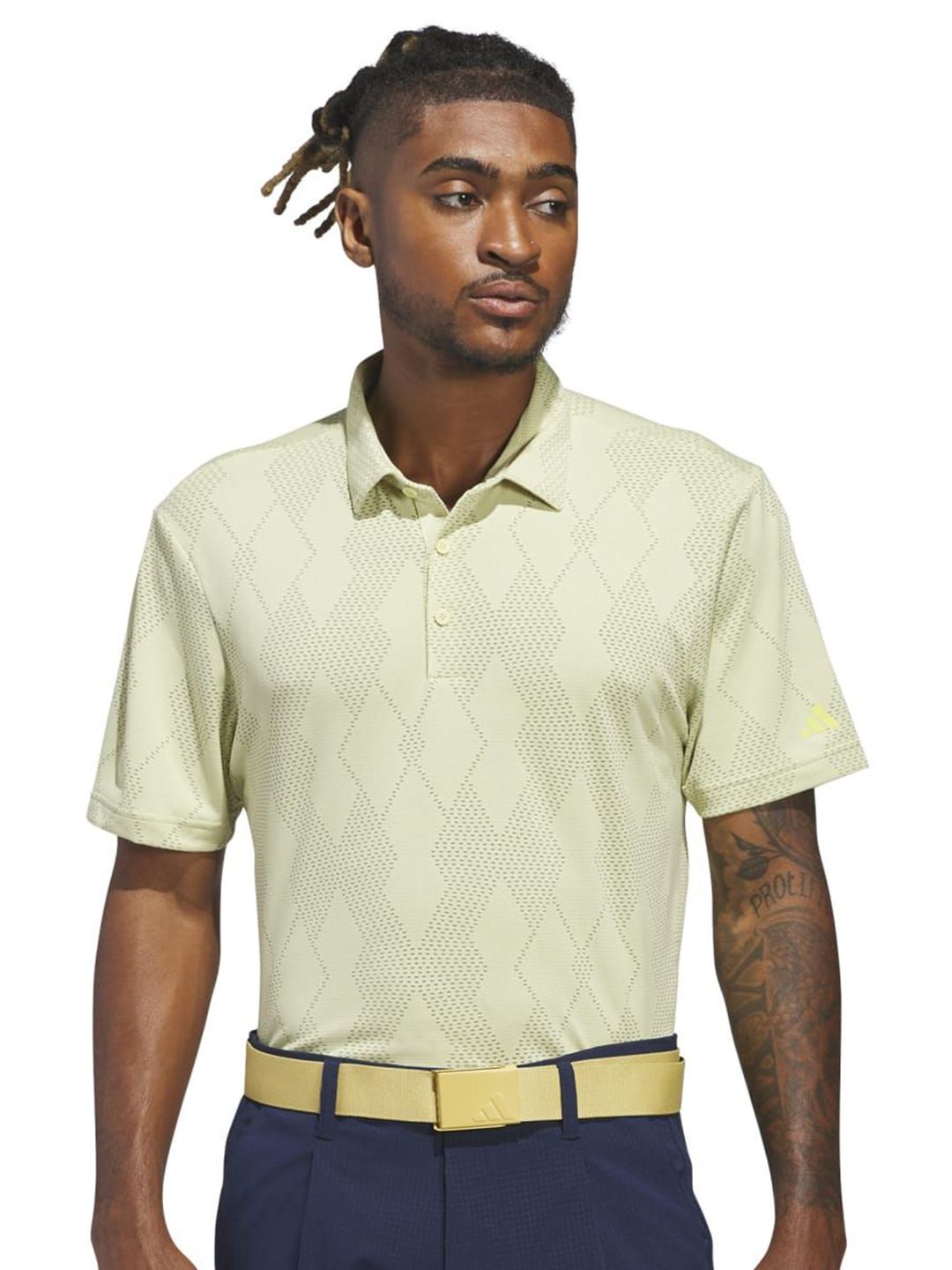 ADIDAS Ultimate365 Micro Texture Polo Shirt-image-2
