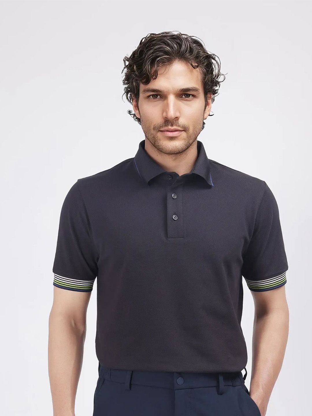 RARE RABBIT Men Polo Collar Pockets T-shirt-picture-43