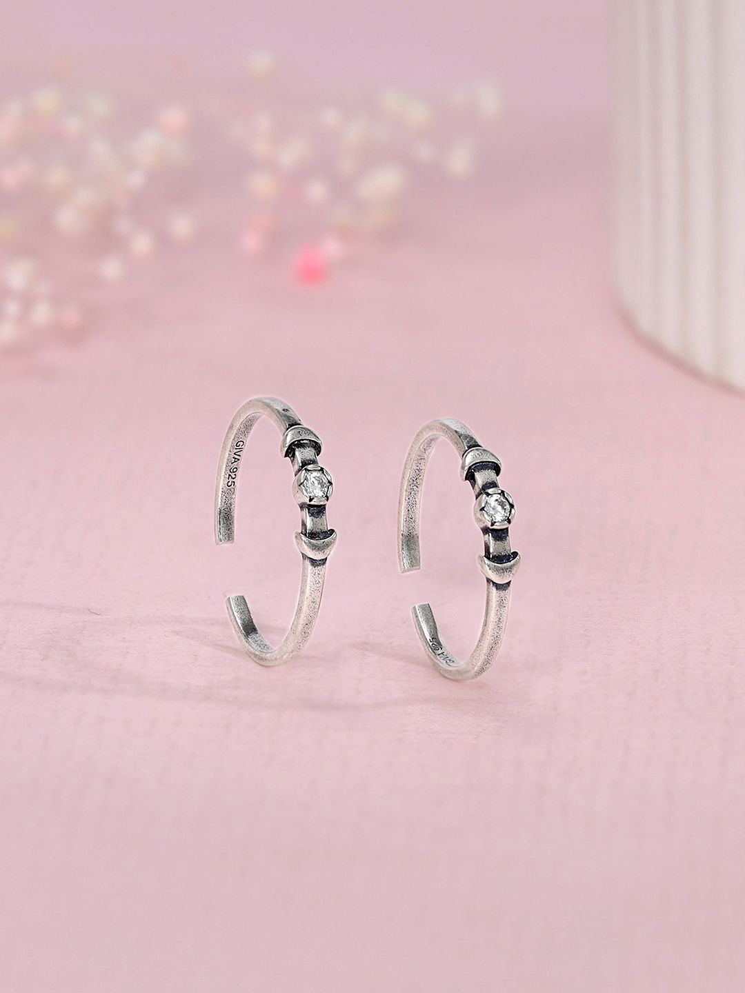 GIVA Silver-Plated Toe Rings