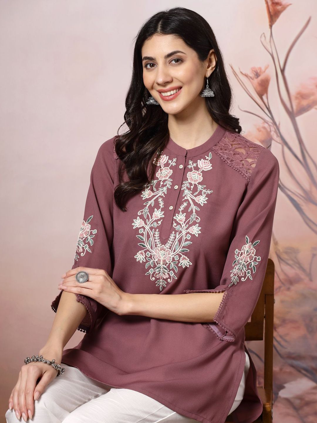 Nayam By Lakshita Embroidered Thread Work Thread Work Kurti-picture-39