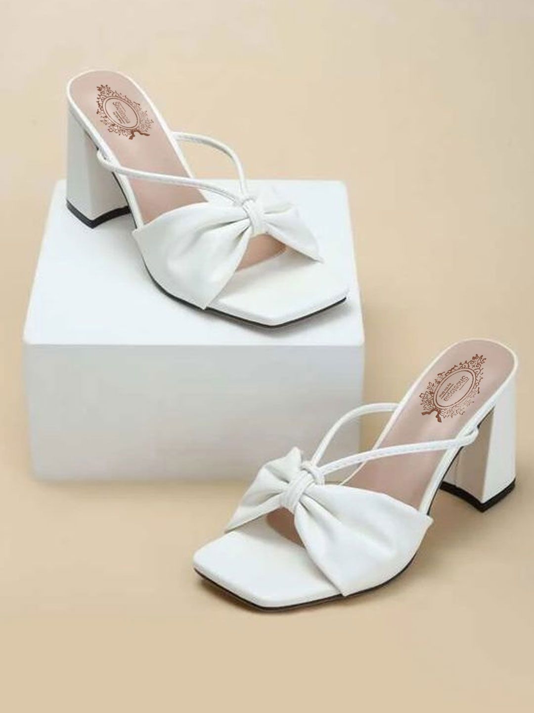 Shoetopia Girls Block Sandals with Bows-picture-39