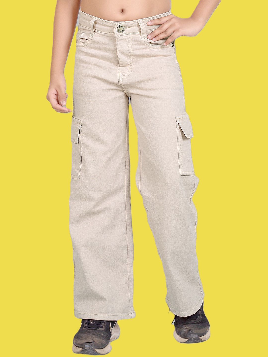 ADBUCKS Girls Wide Leg High-Rise Stretchable Jeans-picture-54