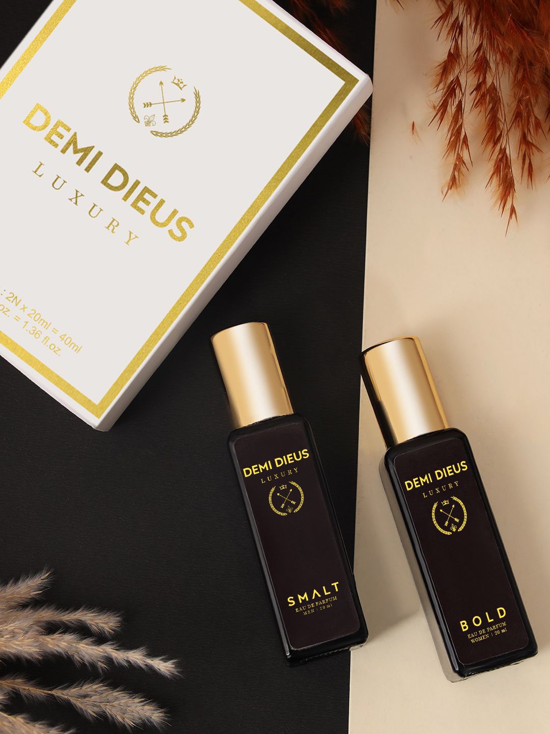 DEMI DIEUS Luxury Set Of 2 Long Lasting Perfume Gift Set - 20 ml Each-picture-26