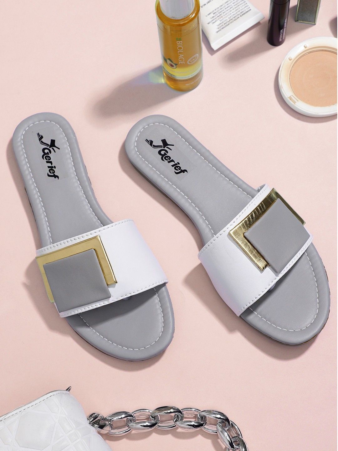 GERIEF Women Open Toe Flats-image-49