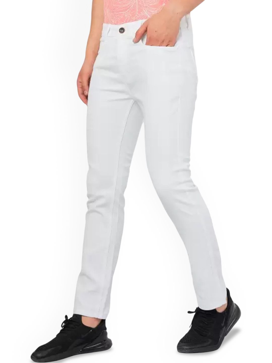 LINARIA Men Classic Slim Fit Mid-Rise Jeans-picture-22