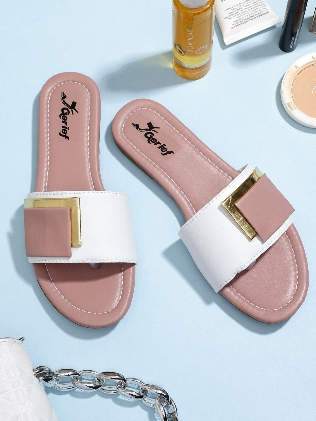 GERIEF Women Open Toe Flats-image-48