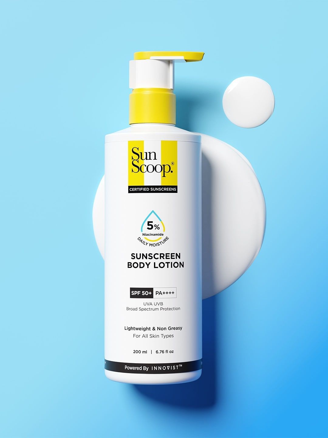 SunScoop 5% Niacinamide Daily Moisture Sunscreen Body Lotion SPF 50+ PA++++ - 200 ml-picture-42