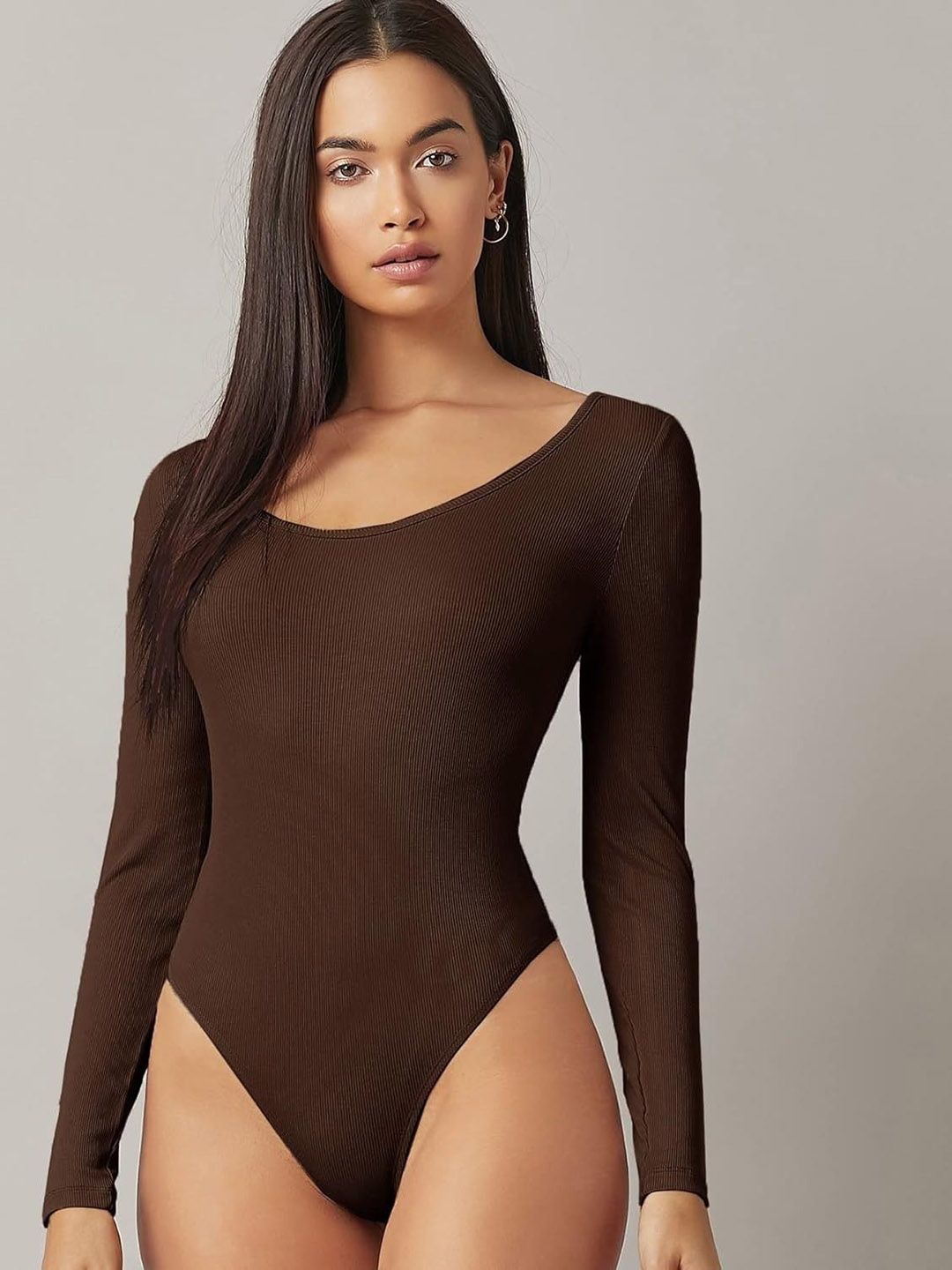 TRENDY ERA Round Neck Bodysuit-picture-21