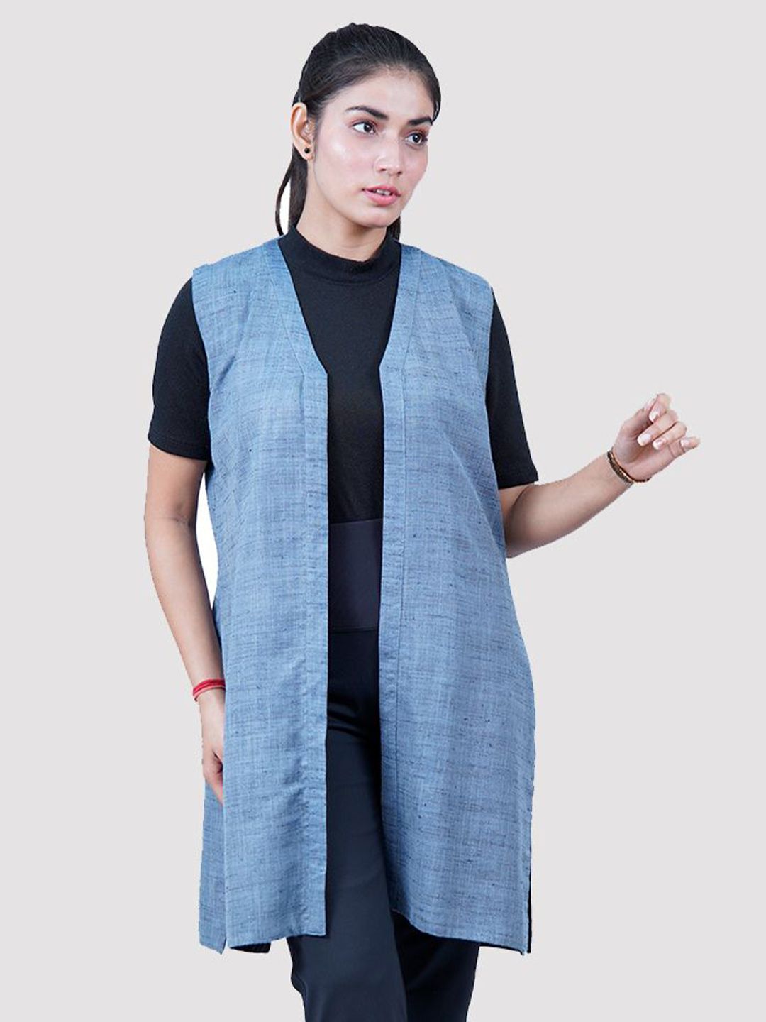 UNLOKALE Women Ethnic Longline Shrug-picture-39
