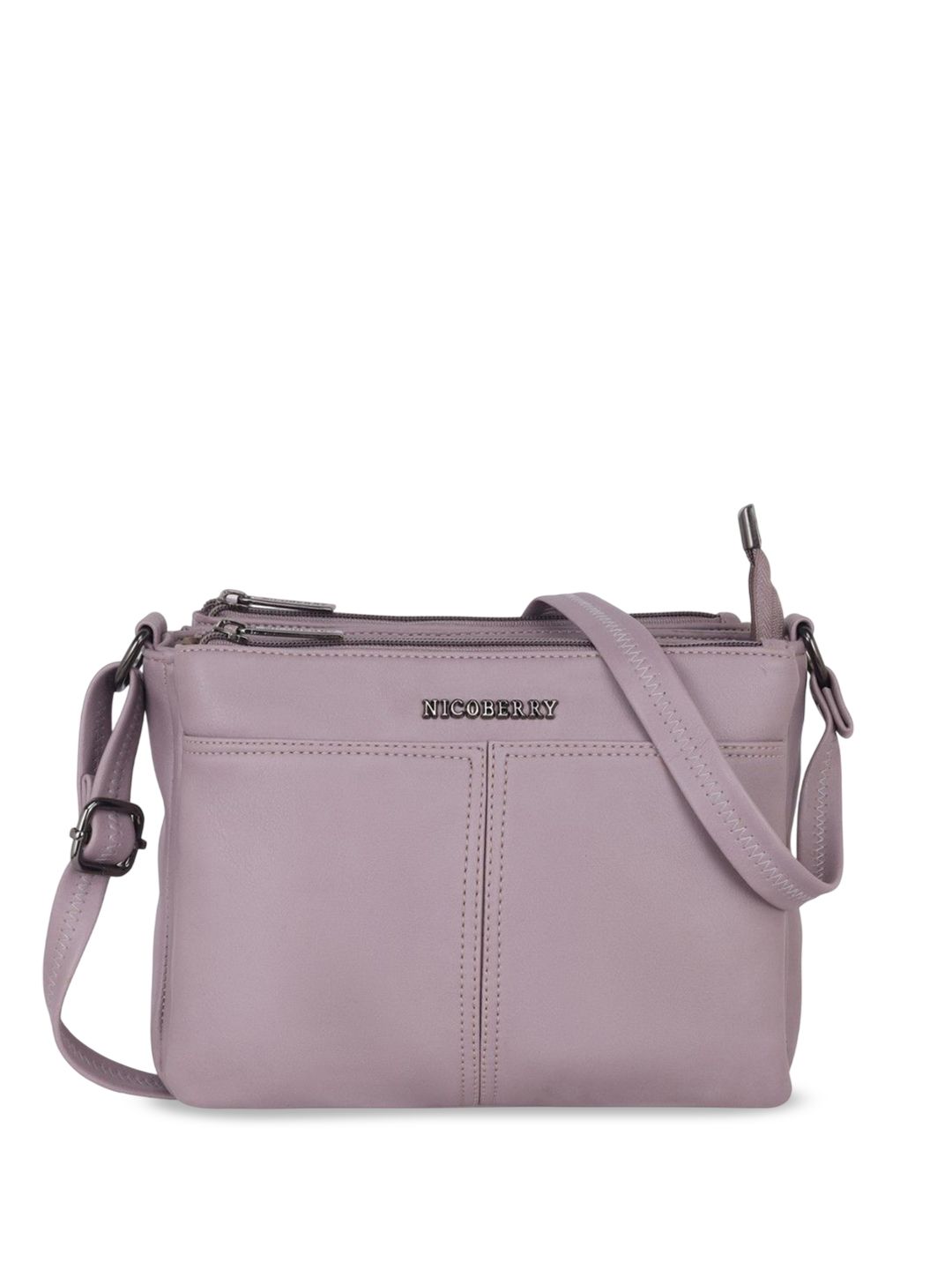Nicoberry PU Structured Solid Sling Bag-picture-20