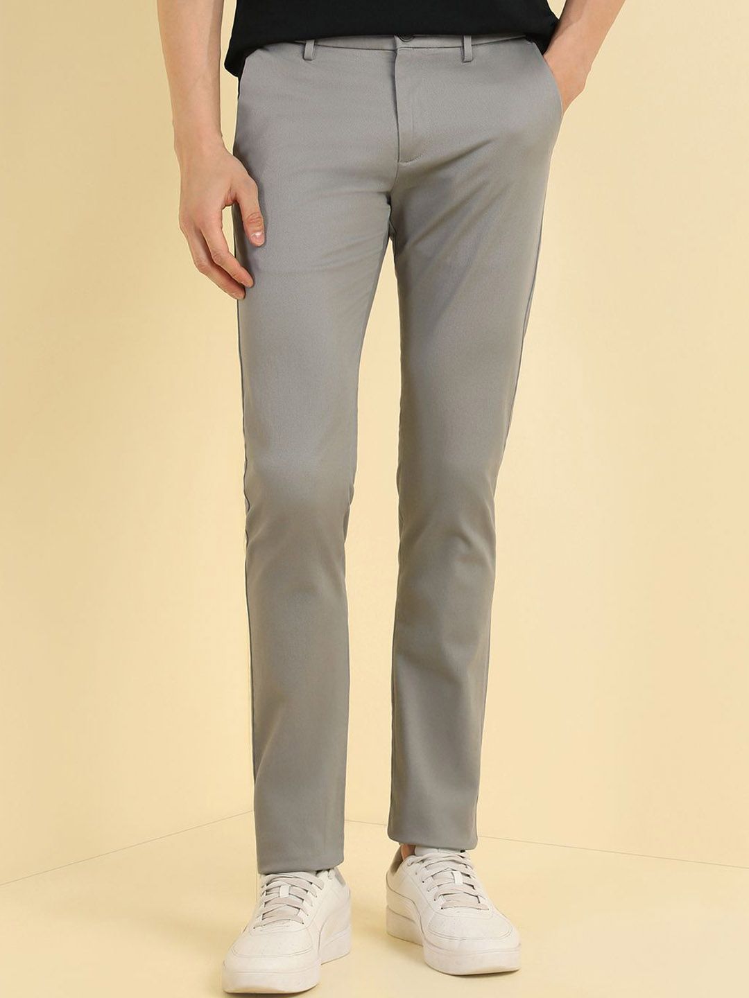 Allen Solly Men Slim Fit Trousers-picture-26