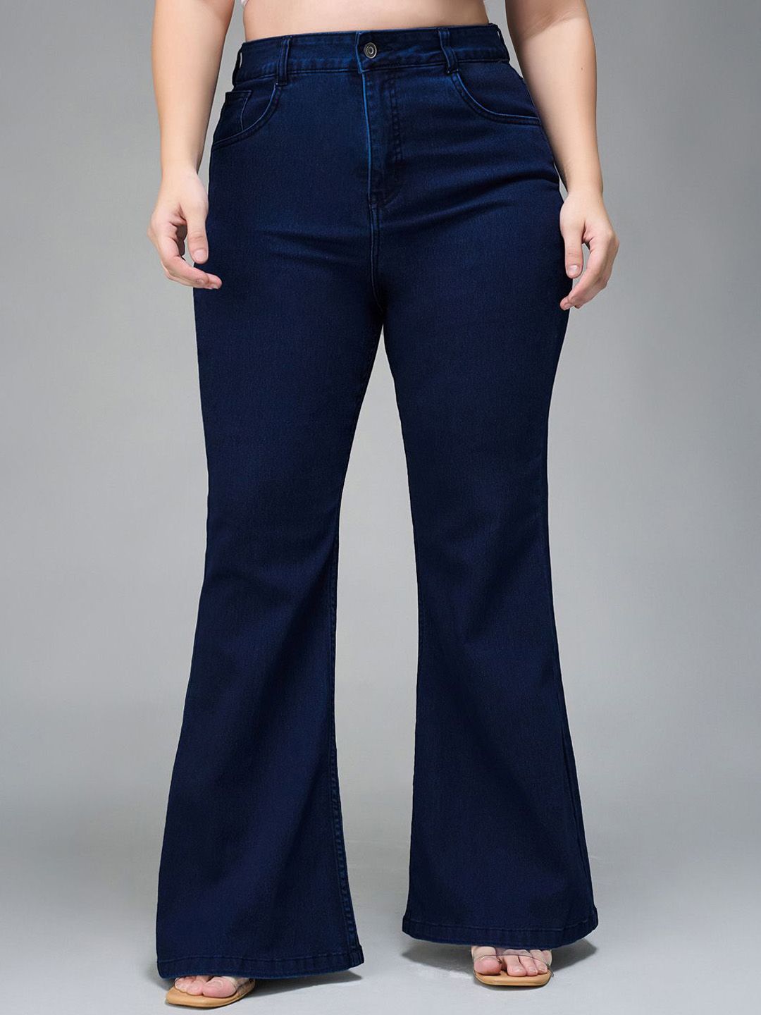 Miss Chase A+ Women Bootcut High-Rise Stretchable Jeans-picture-26