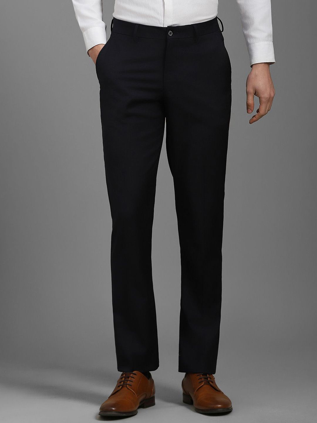 Louis Philippe Men Slim Fit Trousers-picture-22