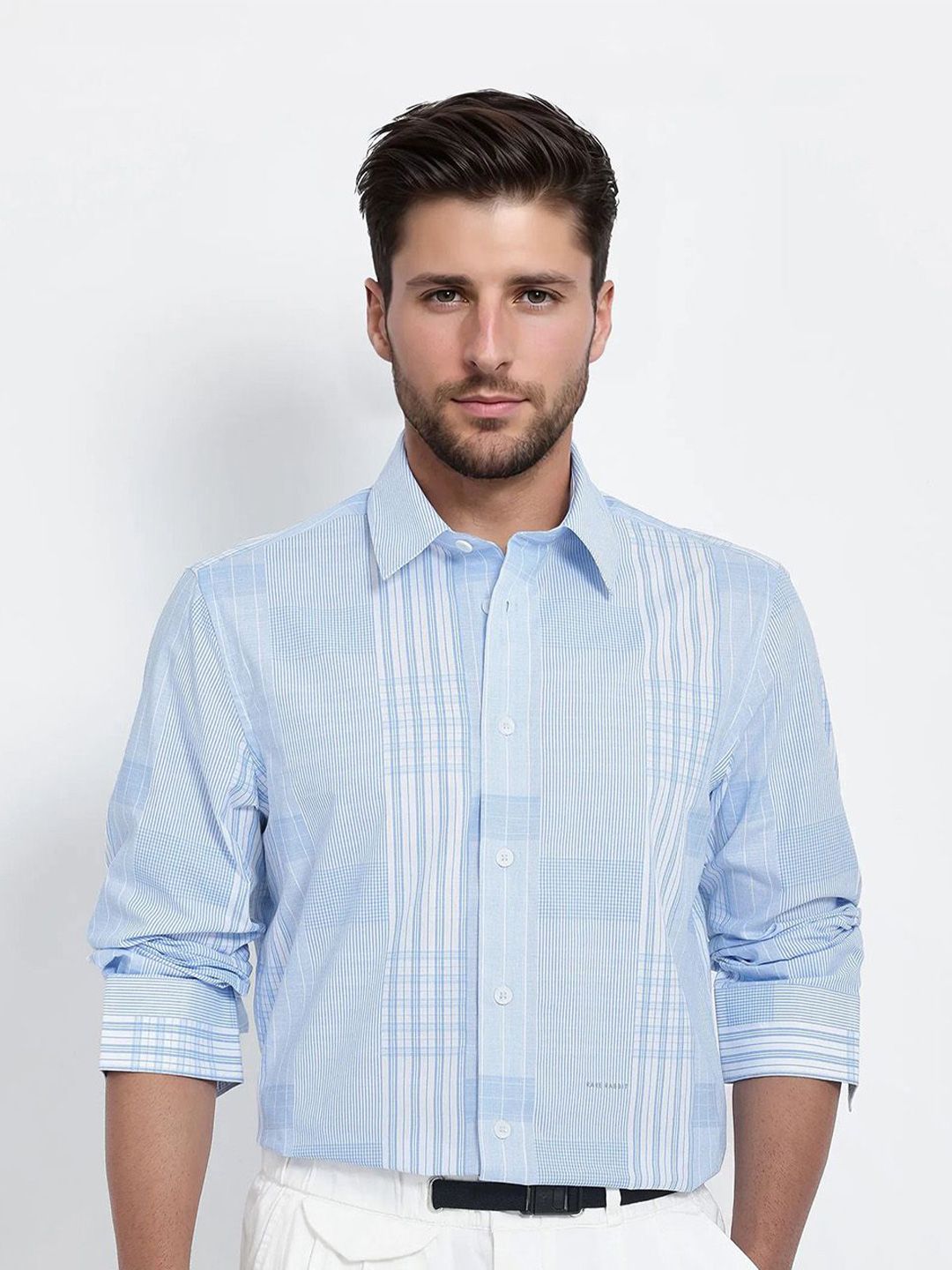 RARE RABBIT Men Comfort Checked Casual Shirt-picture-14