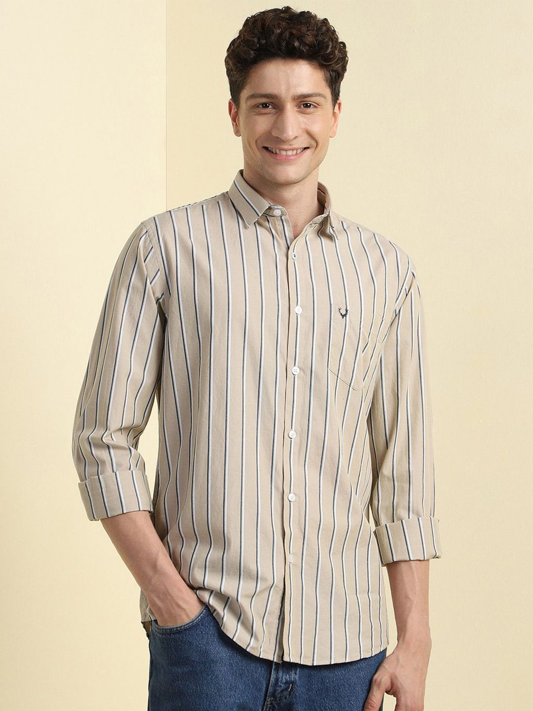 Boys Regular Fit Solid Casual Shirt