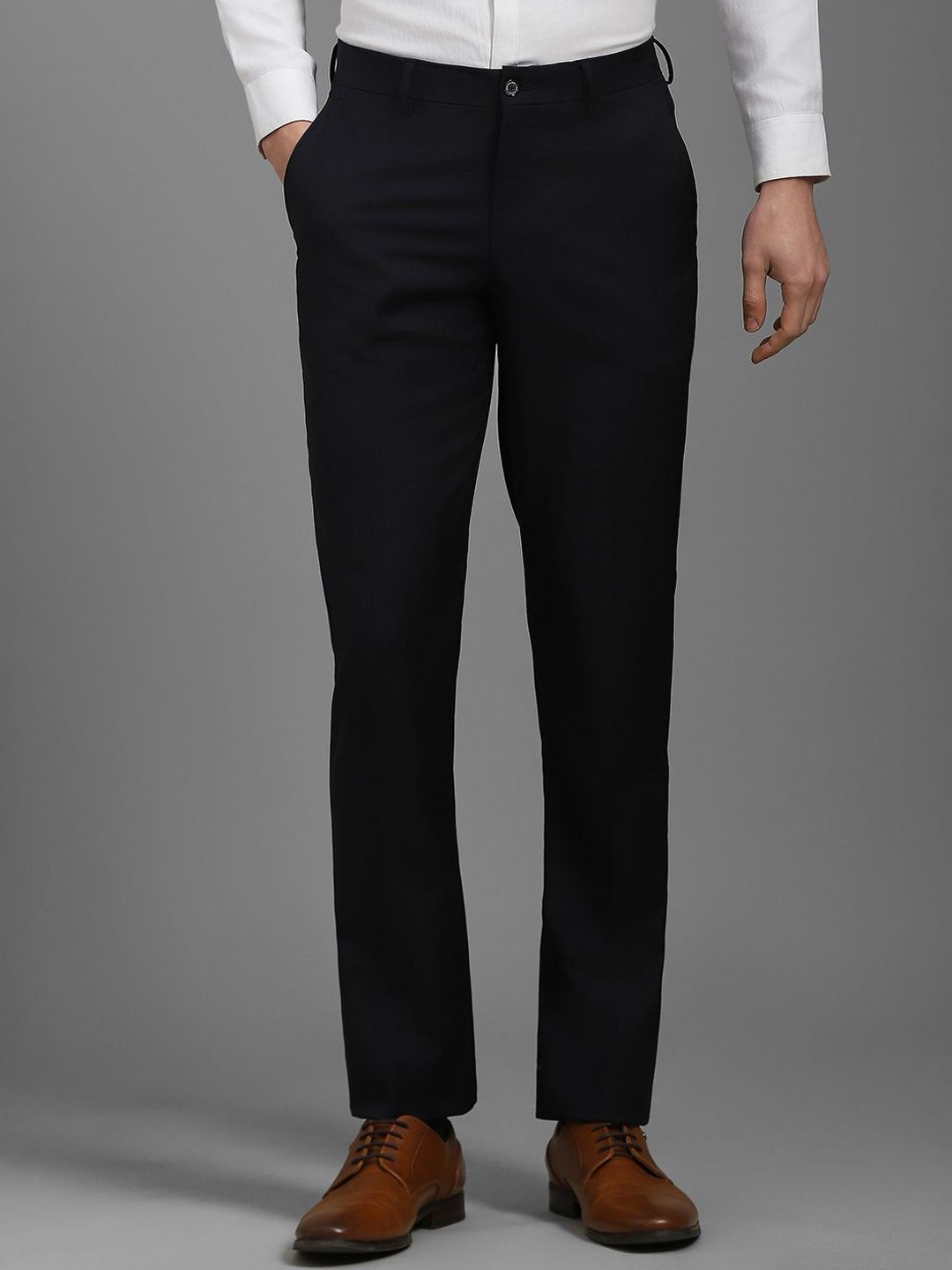 Louis Philippe Men Slim Fit Trousers-picture-20