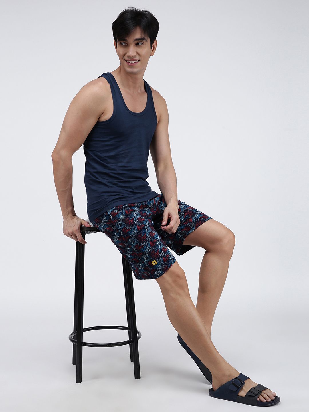 AMUL COMFY Men Printed Lounge Shorts-image-34