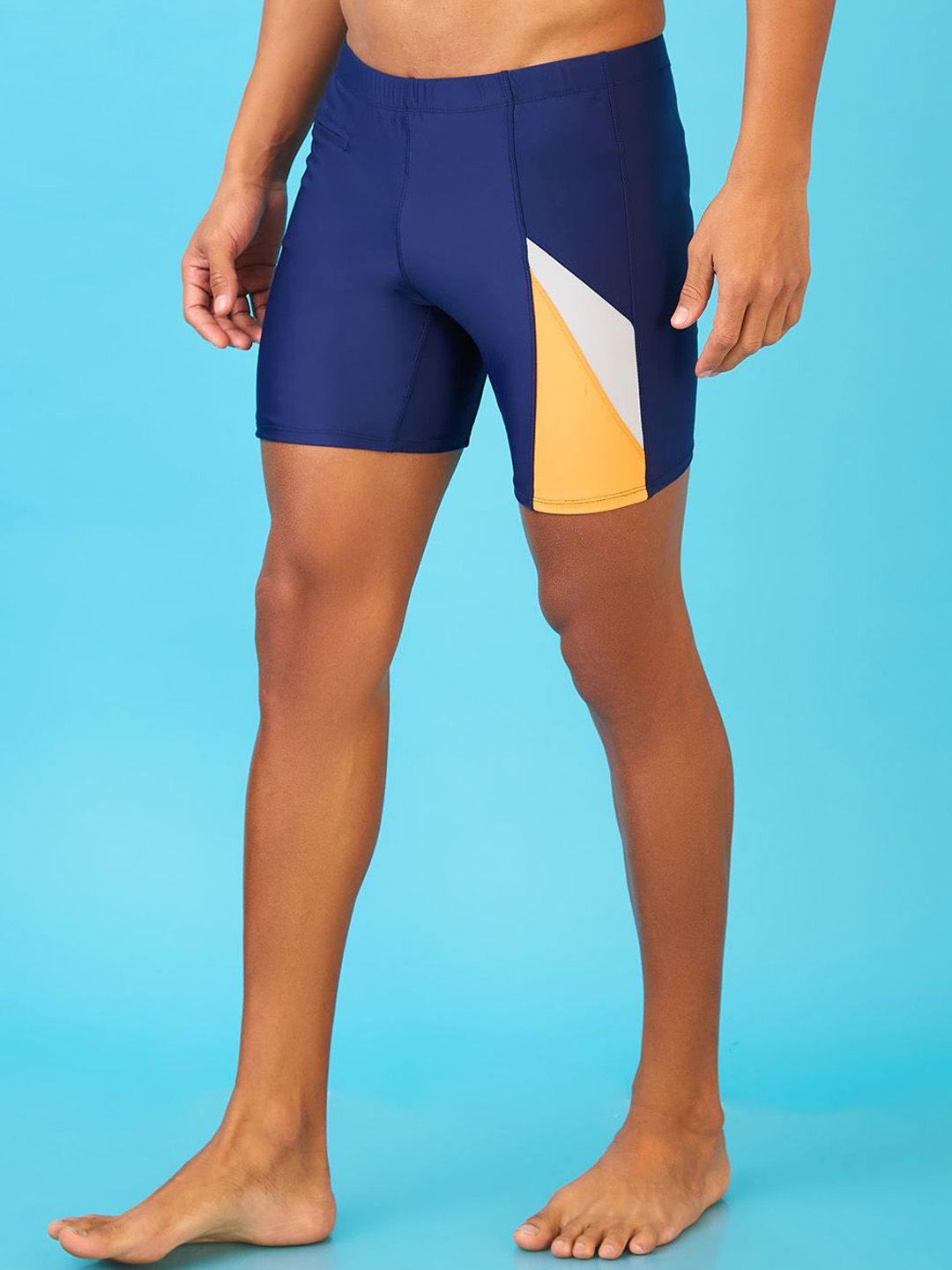 LYCOT Men Swim Brief with front zip pocket with drawstrings.-picture-13