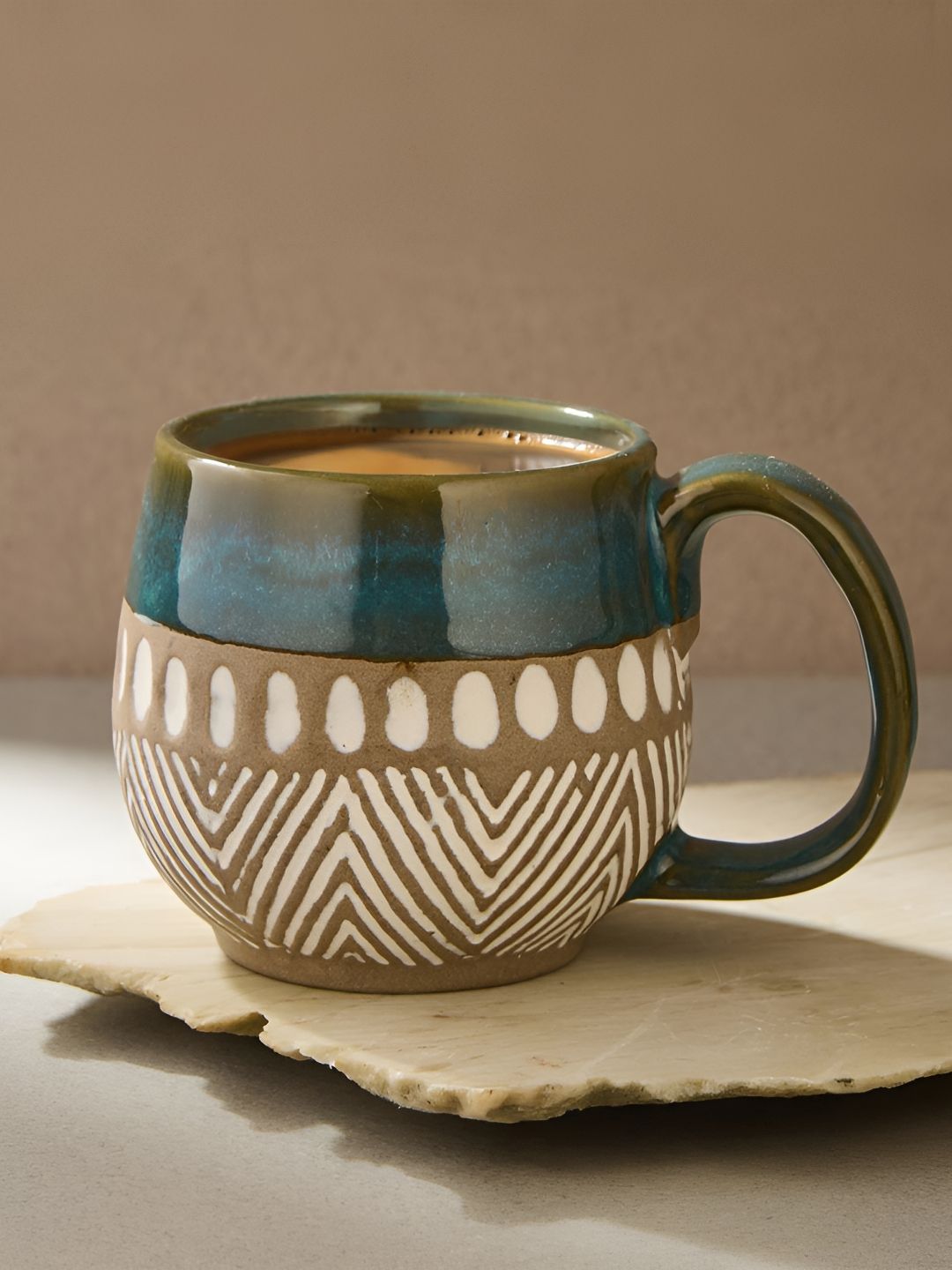 Fabindia Blue Ceramic Viraj Mug-picture-18