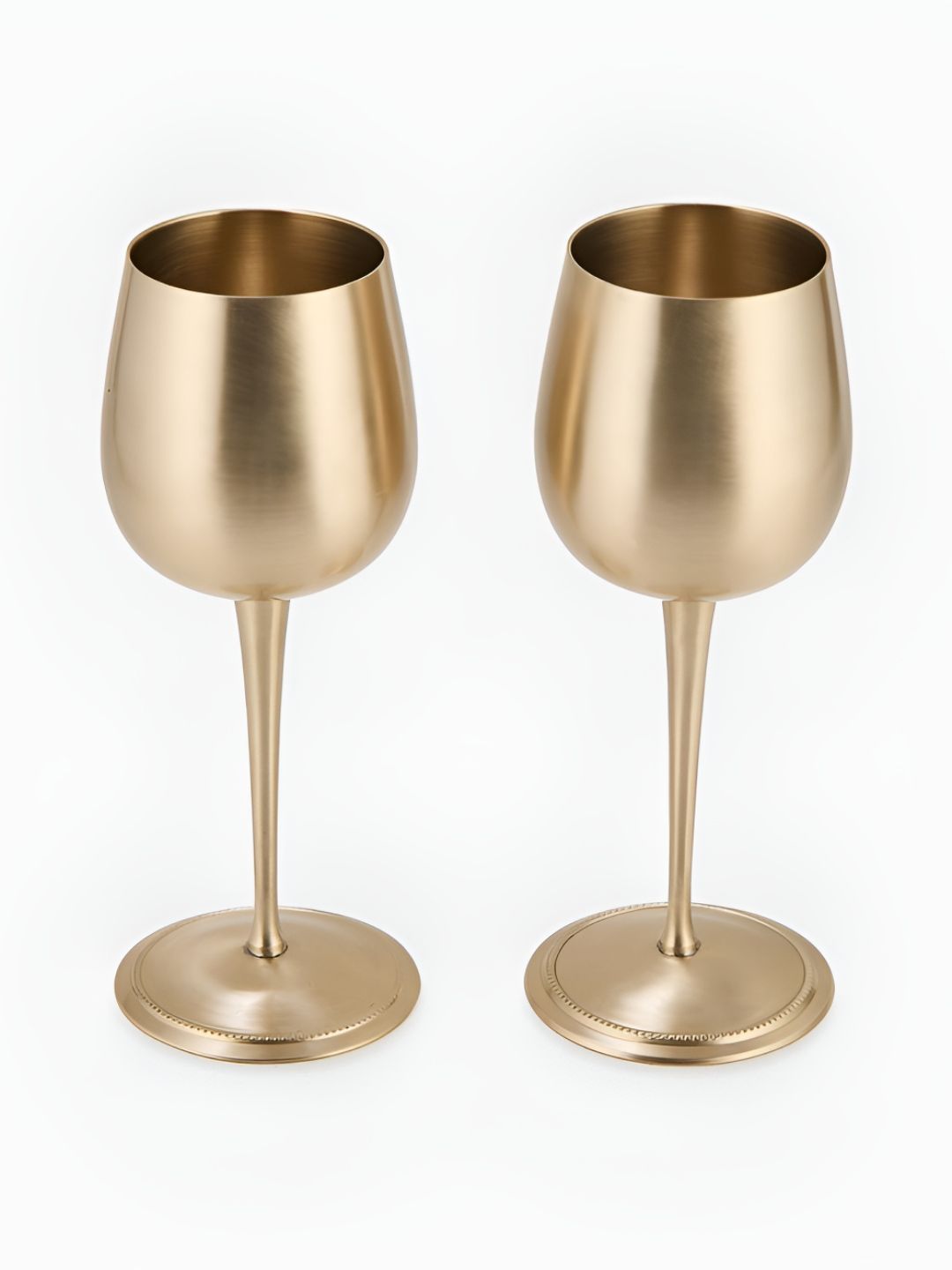 Fabindia Set Of 2 Brass Aakarsh Goblet-picture-13