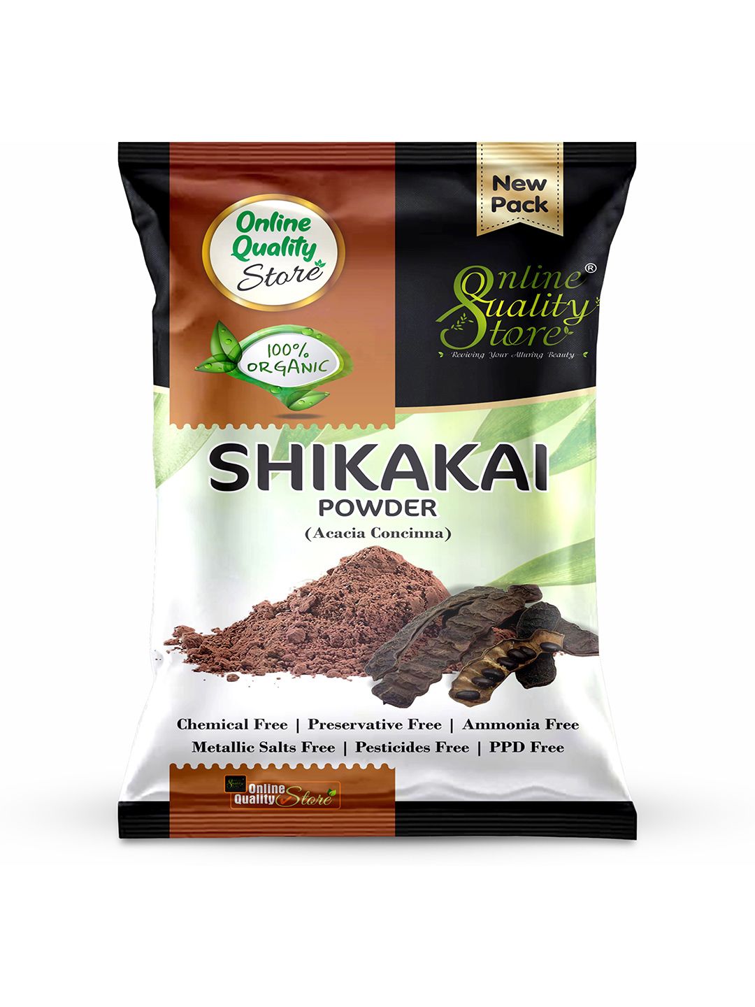 Online Quality Store Shikakai Powder For Hair - 100g-picture-27