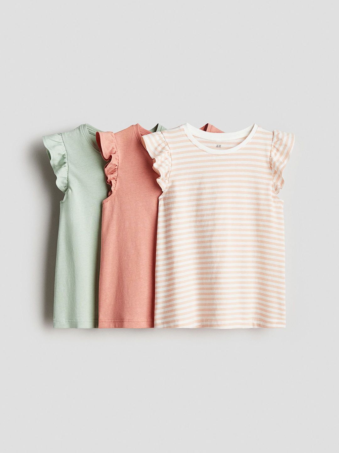H&M 3-Pack Flutter-Sleeved Tops-picture-34