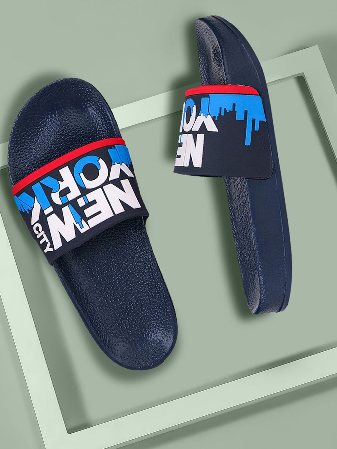 PENNEN Men Printed Sliders Flip-Flops-picture-27