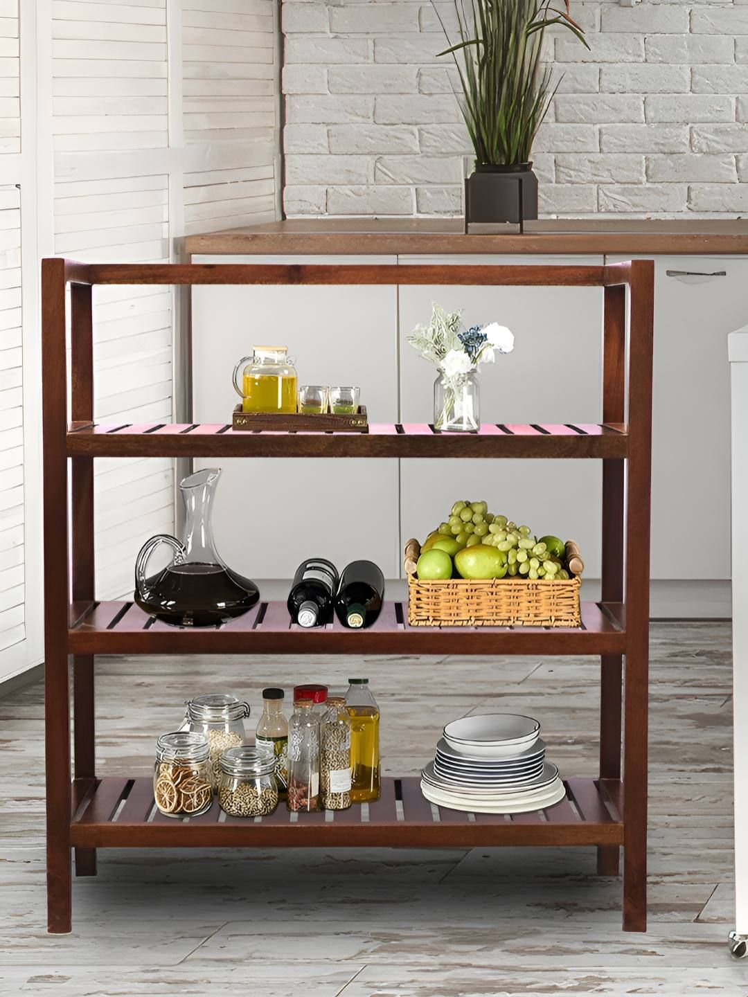 Metalsmith Brown 3 Layer Rack Organiser-image-4