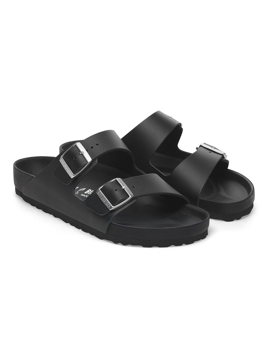 Birkenstock Men Leather Buckle Two Strap Sandals-image-10