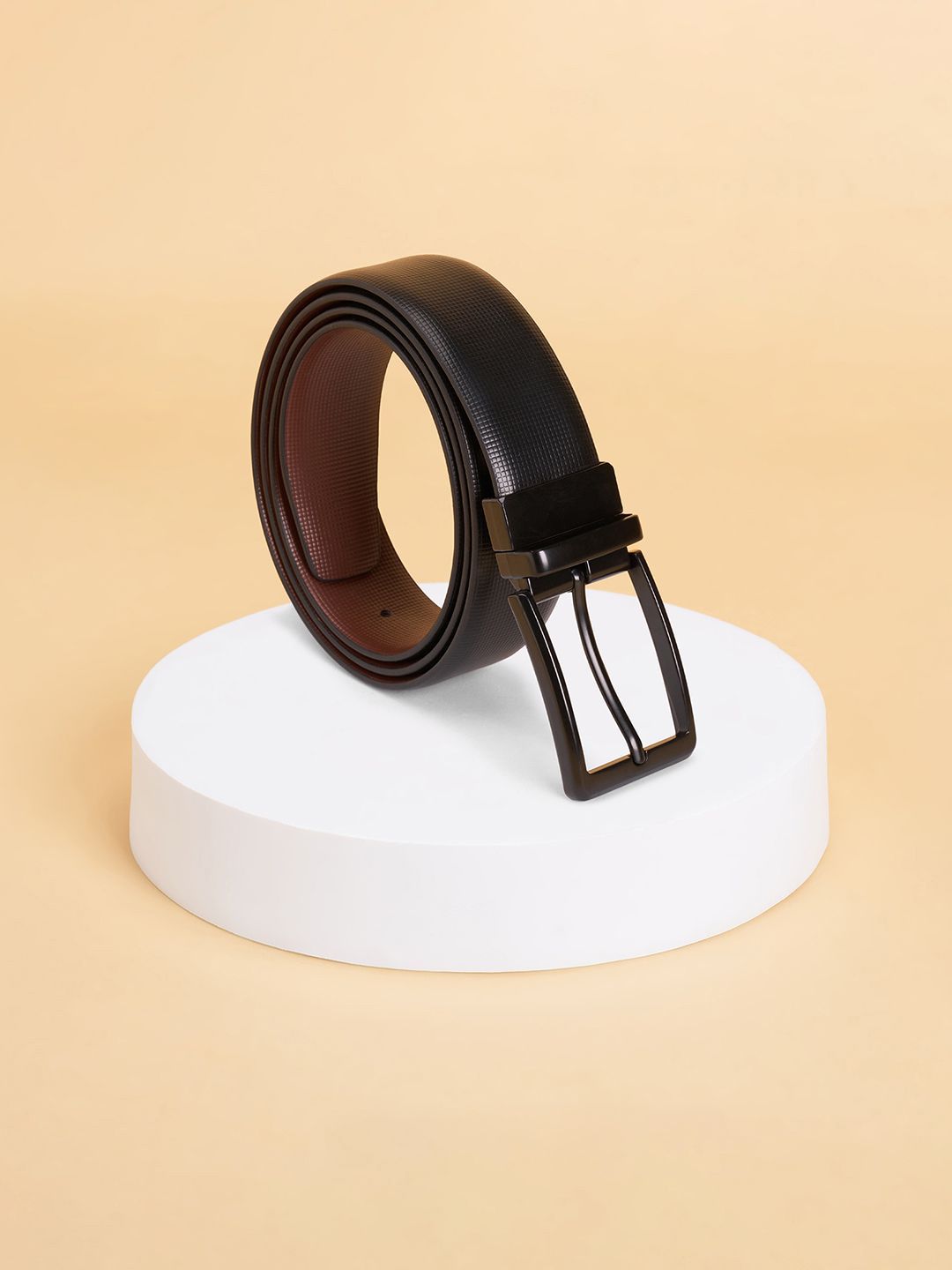 BYFORD by Pantaloons Men Textured Leather Formal Belt-picture-23